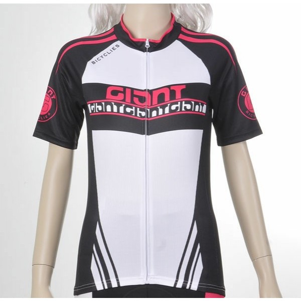 2012 Damen giant black white Fahrradtrikot Langarm Radtrikot De