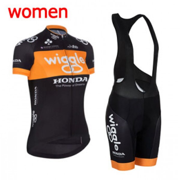 2015 Wiggle Damen Fahrradbekleidung Satz Fahrradtrikot Kurzarm Trikot und Kurz Trägerhose Radtrikot De