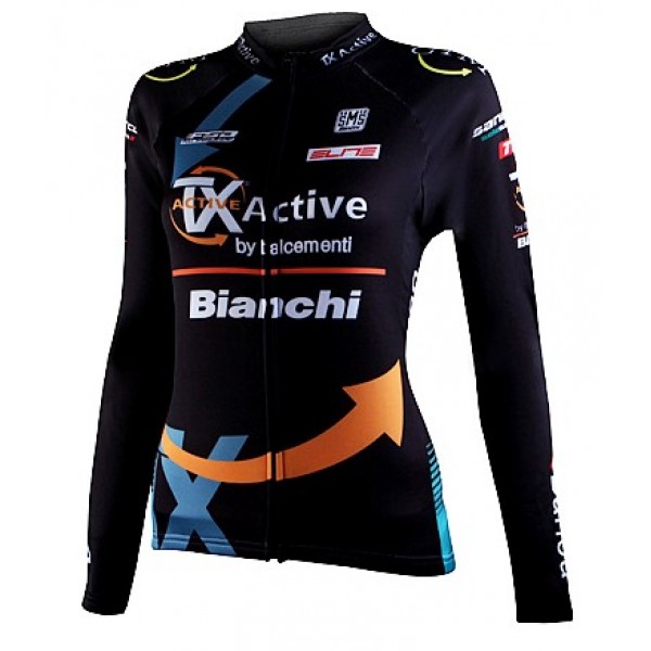 2012 Damen bianchi Fahrradtrikot Langarm Radtrikot De 2012 Damen bianchi Fahrradtrikot Langarm Radtrikot De