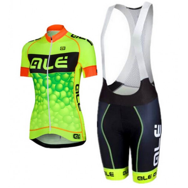 2015 ALE Damen Grün Fahrradbekleidung Satz Fahrradtrikot Kurzarm Trikot und Kurz Trägerhose Radtrikot De 2015 ALE Damen Grün Fahrradbekleidung Satz Fahrradtrikot Kurzarm Trikot und Kurz Trägerhose Radtrikot De