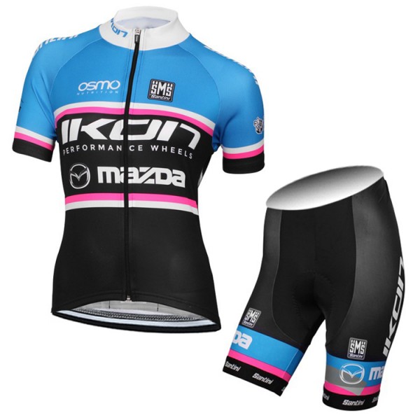 2015 Damen Ikon Mazda Damen Radbekleidung Radtrikot Kurzarm und Fahrradhosen Kurz Radtrikot De
