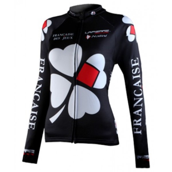 2012 Damen FDJ Fahrradtrikot Langarm Radtrikot De