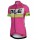 2015 ALE Damen rose Radtrikot Kurzarm Radtrikot De