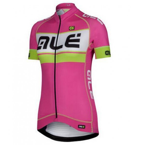 2015 ALE Damen rose Radtrikot Kurzarm Radtrikot De