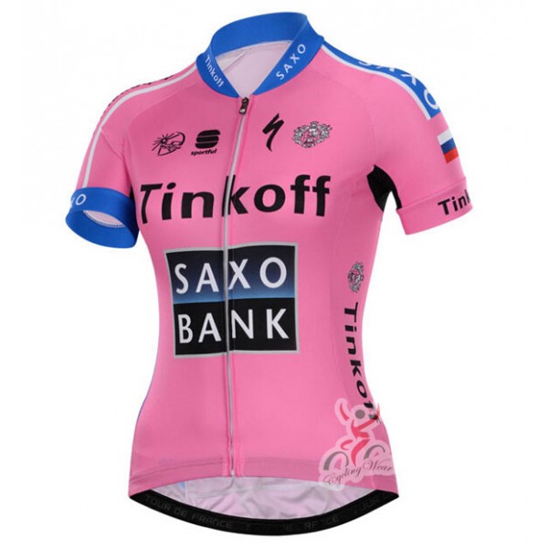 2015 Tinkoff Saxo Bank Damen Radtrikot Kurzarm Radtrikot De