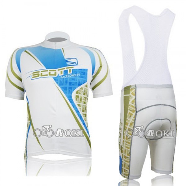 2010 Damen Scott Fahrradbekleidung Satz Fahrradtrikot Kurzarm Trikot und Kurz Trägerhose Radtrikot De
