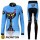 2011 Monton Blue Cat Damen Fahrradbekleidung Radtrikot Satz Langarm und Lange Fahrradhose Radtrikot De