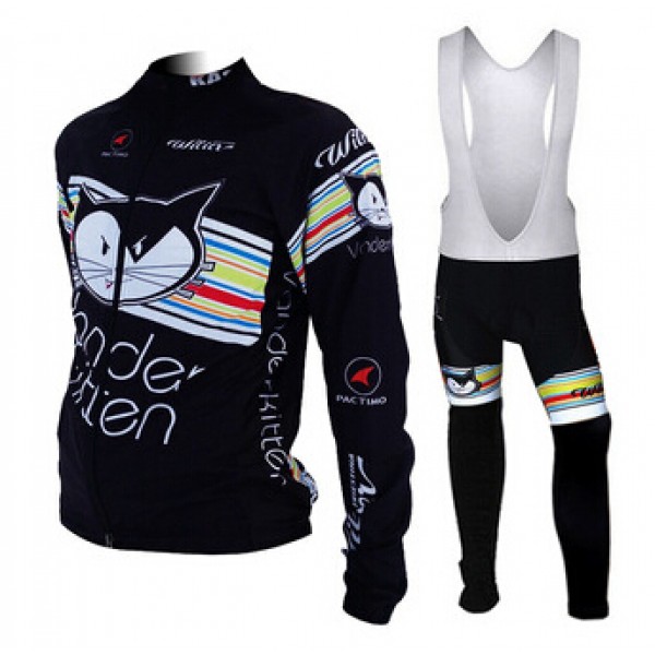 2015 Wilier Damen Fahrradbekleidung Radtrikot Satz Langarm und Lange Trägerhose Radtrikot De