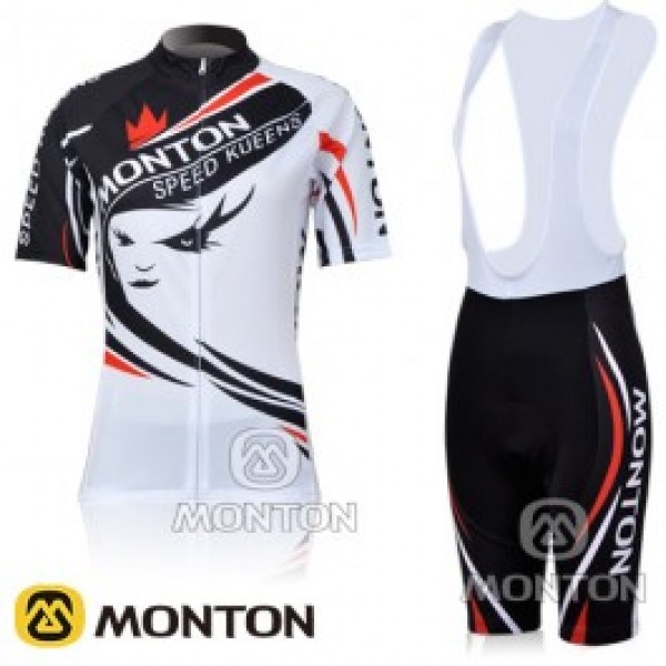 2011 Speed Queen Damen Fahrradbekleidung Satz Fahrradtrikot Kurzarm Trikot und Kurz Trägerhose Radtrikot De