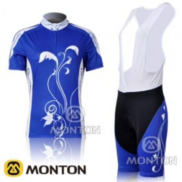 2011 Monton Damen Fahrradbekleidung Satz Fahrradtrikot Kurzarm Trikot und Kurz Trägerhose Radtrikot De