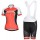 2014 Nalini Damen Fahrradbekleidung Satz Fahrradtrikot Kurzarm Trikot und Kurz Trägerhose Radtrikot De