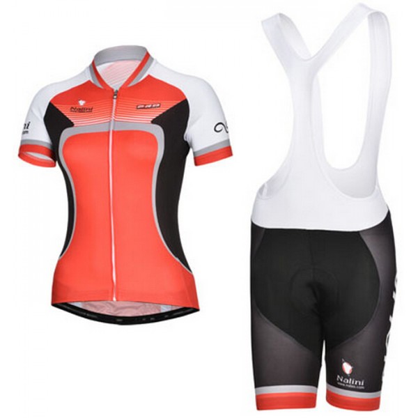 2014 Nalini Damen Fahrradbekleidung Satz Fahrradtrikot Kurzarm Trikot und Kurz Trägerhose Radtrikot De