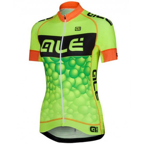 2015 ALE Damen Grün Radtrikot Kurzarm Radtrikot De