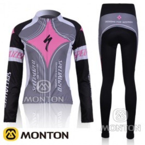 2010 Specialized Damen Fahrradbekleidung Radtrikot Satz Langarm und Lange Fahrradhose Radtrikot De