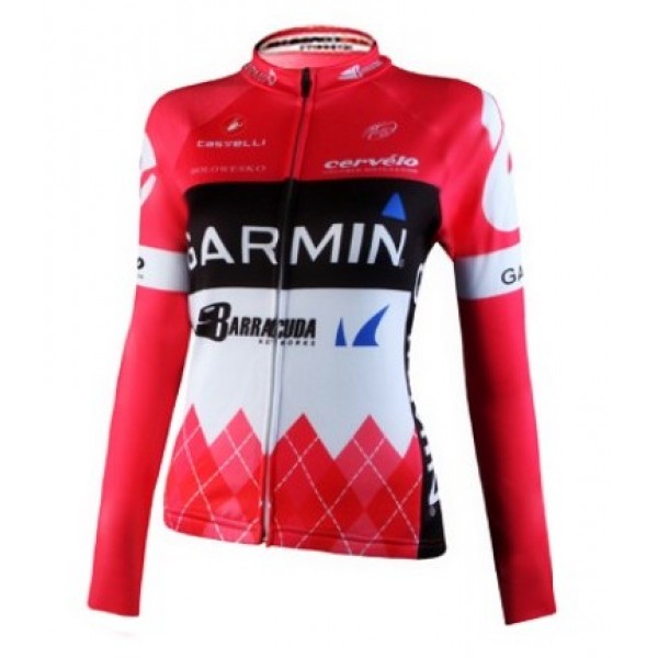 2012 Damen Garmin Fahrradtrikot Langarm Radtrikot De 2012 Damen Garmin Fahrradtrikot Langarm Radtrikot De