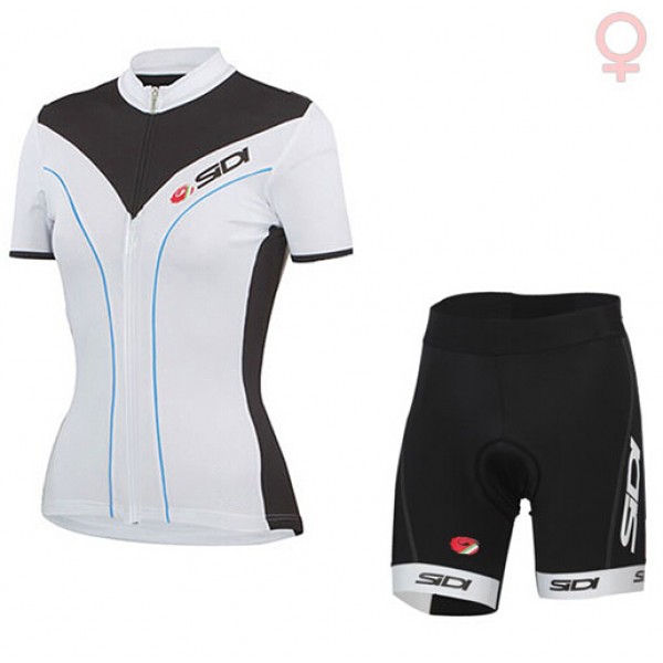 2015 SIDI Damen Radbekleidung Radtrikot Kurzarm und Fahrradhosen Kurz Radtrikot De