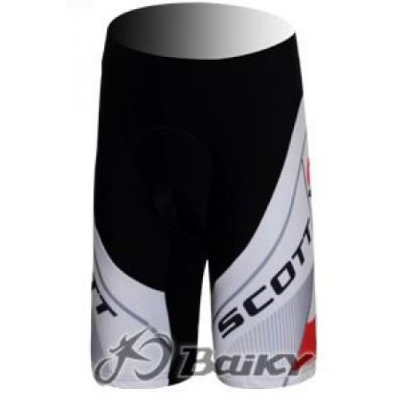 Scott Racing Team Kurz Radhose Weiß Rot Radtrikot De