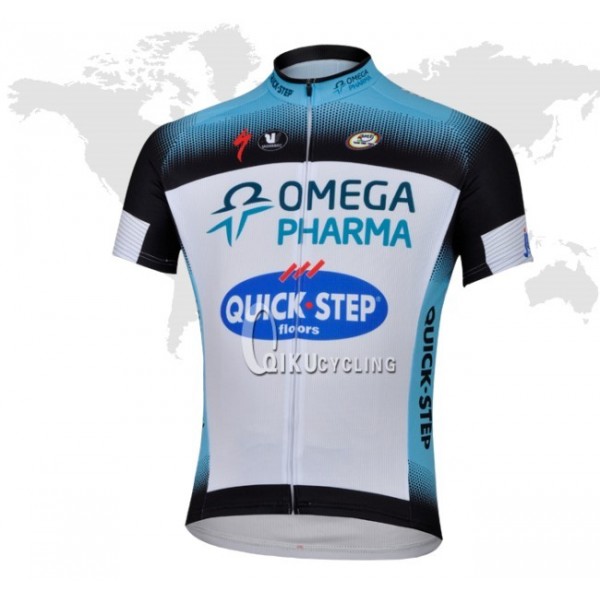2013 Omega Pharma Quick Step Radtrikot Kurzarm Weiß Schwarz Radtrikot De 2013 Omega Pharma Quick Step Radtrikot Kurzarm Weiß Schwarz Radtrikot De