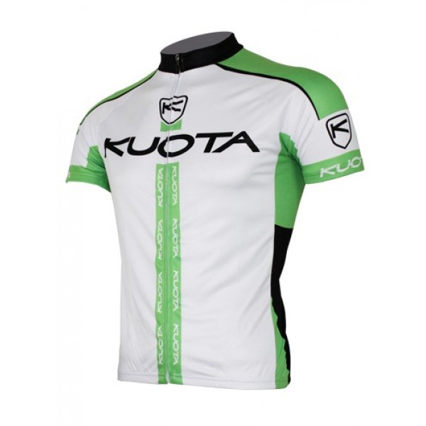 2013 KUOTA Radtrikot Kurzarm Weiß Grün Radtrikot De
