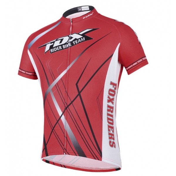 2014 Fox Bike Team Radtrikot Kurzarm Rot Radtrikot De 2014 Fox Bike Team Radtrikot Kurzarm Rot Radtrikot De