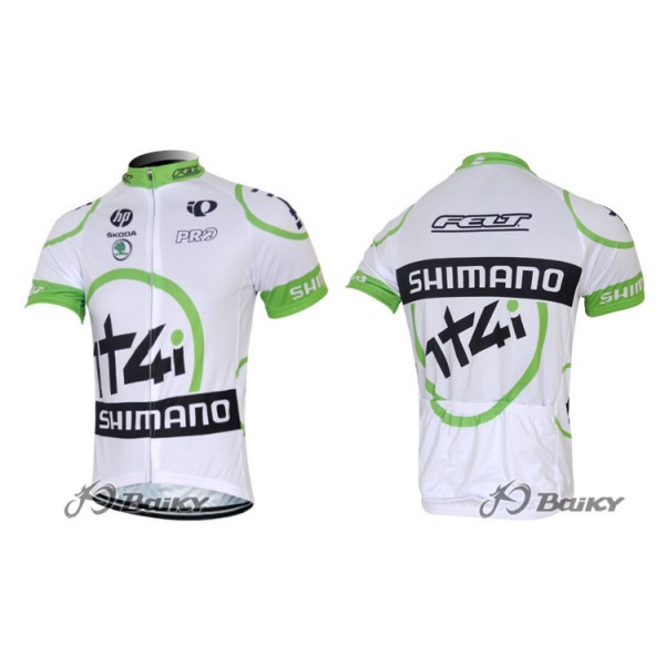 2012 Shimano 1t4iRadtrikot Kurzarm Weiß Grün Radtrikot De 2012 Shimano 1t4iRadtrikot Kurzarm Weiß Grün Radtrikot De
