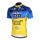 2013 Saxo Bank Tinkoff Pro Team Radtrikot Kurzarm Blau Gelb Radtrikot De