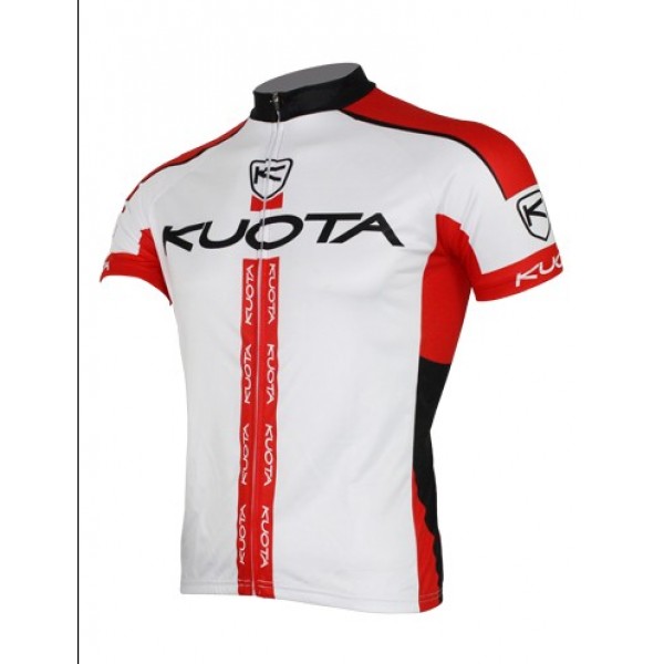 2013 KUOTA Radtrikot Kurzarm Weiß Rot Radtrikot De 2013 KUOTA Radtrikot Kurzarm Weiß Rot Radtrikot De