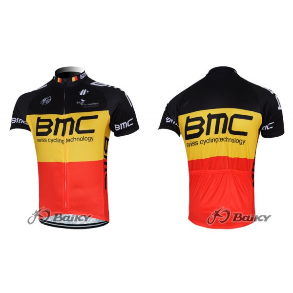 2012 BMC Racing Radtrikot Kurzarm Rot Gelb Radtrikot De 2012 BMC Racing Radtrikot Kurzarm Rot Gelb Radtrikot De