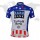 2013 Saxo Bank Tinkoff USA Champion Radtrikot Kurzarm Blau Weiß Rot Radtrikot De
