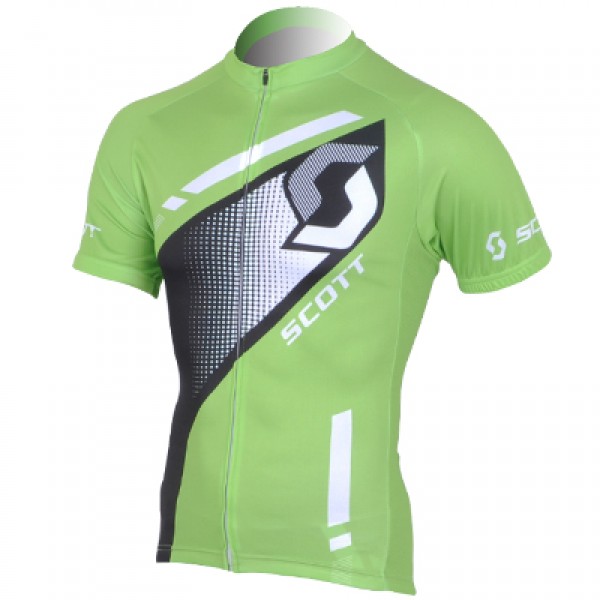 2013 Scott Racing Radtrikot Kurzarm Grün Schwarz Radtrikot De