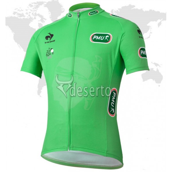 Tour de France Grünes Trikot Radtrikot Kurzarm Radtrikot De Tour de France Grünes Trikot Radtrikot Kurzarm Radtrikot De