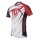 2014 Fox Bike Team Radtrikot Kurzarm Weiß Rot Radtrikot De