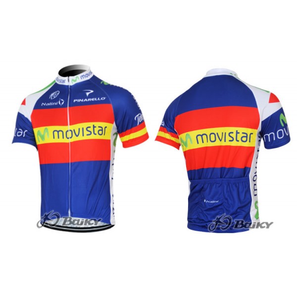 2012 Movistar Radtrikot Kurzarm Blau Rot Radtrikot De 2012 Movistar Radtrikot Kurzarm Blau Rot Radtrikot De