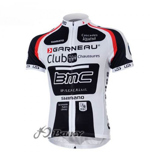 BMC Garneau Team Radtrikot Kurzarm Weiß Radtrikot De BMC Garneau Team Radtrikot Kurzarm Weiß Radtrikot De