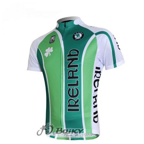Irland Pro Team Radtrikot Kurzarm Grün Radtrikot De