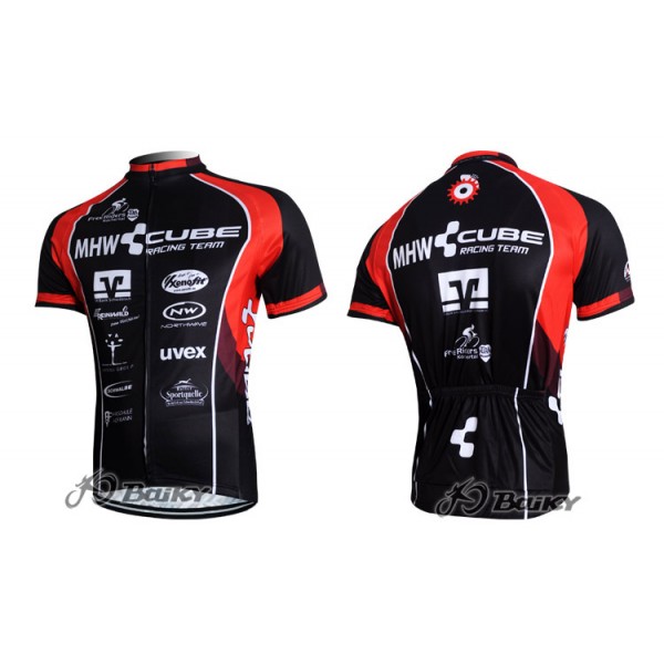 2012 MHW Cube Racing Team Radtrikot KurzarmRot Schwarz Radtrikot De 2012 MHW Cube Racing Team Radtrikot KurzarmRot Schwarz Radtrikot De