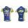 2012 Topsport Radtrikot Kurzarm Blau Gelb Radtrikot De