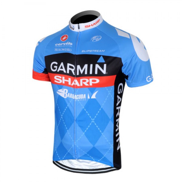 2013 Garmin Sharp Barracuda Cervelo Radtrikot Kurzarm Blau Radtrikot De 2013 Garmin Sharp Barracuda Cervelo Radtrikot Kurzarm Blau Radtrikot De