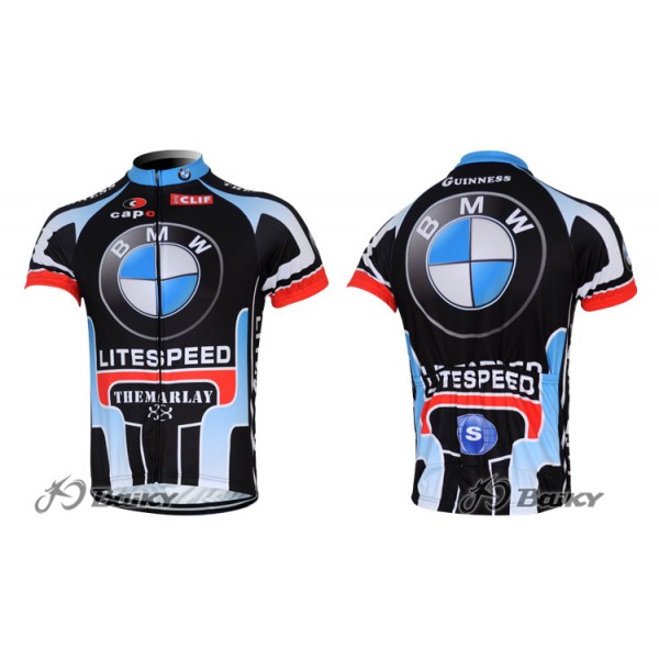 2012 Litespeed BMW Radtrikot Kurzarm Blau Schwarz Radtrikot De 2012 Litespeed BMW Radtrikot Kurzarm Blau Schwarz Radtrikot De