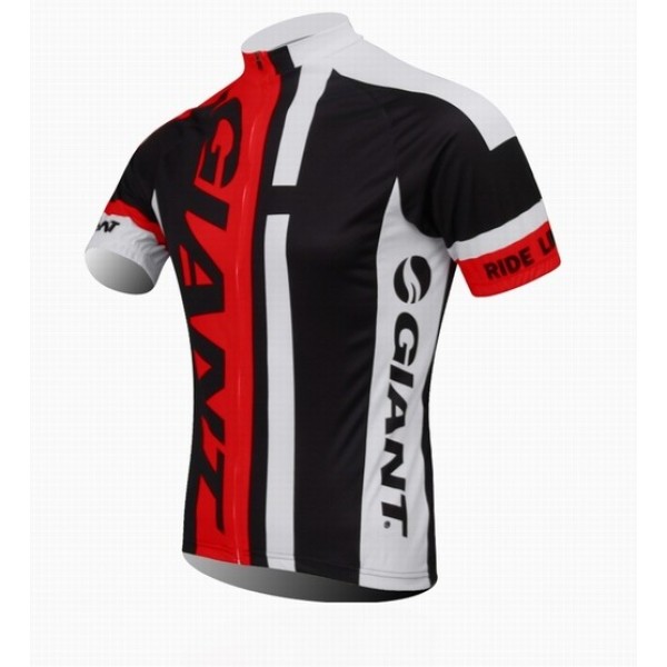 2014 Giant Radtrikot Kurzarm Schwarz Rot Radtrikot De