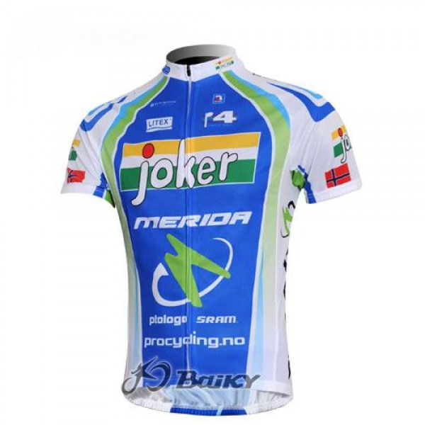 Joker Merida Pro Team Norwegen Radtrikot Kurzarm Grün Radtrikot De