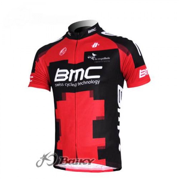 BMC Racing Team Radtrikot Kurzarm Rot Radtrikot De