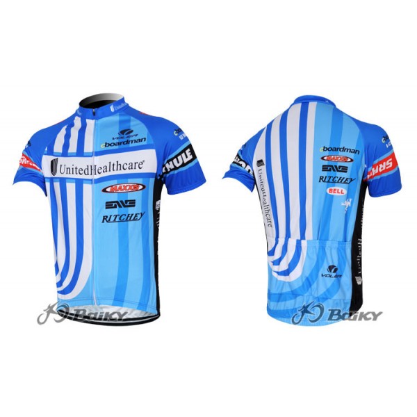 2012 UnitedHealthcare Radtrikot KurzarmBlau Radtrikot De
