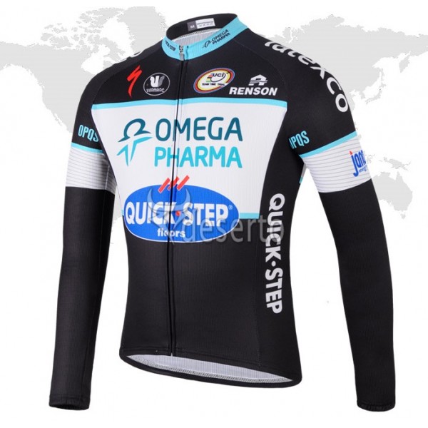 2014 Omega Pharma Quick Step Fahrradtrikot Langarm Radtrikot De
