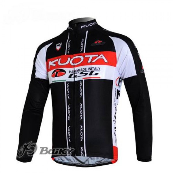 Kuota GSG Pro Team Fahrradtrikot Langarm Schwarz Rot Radtrikot De