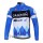 Garmin Barracuda Pro Team Fahrradtrikot Langarm Blau Weiß Radtrikot De