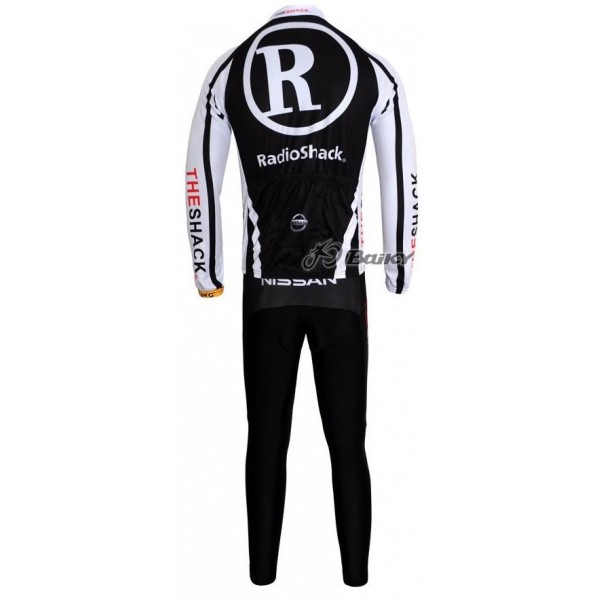 RadioShack Trek Nissan Livestrong Fahrradtrikot Langarm Weiß Schwarz Gelb Radtrikot De