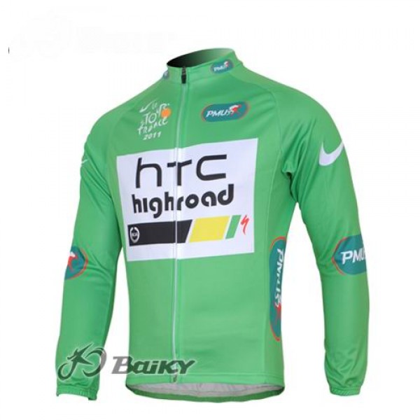HTC-Highroad Pro Team Fahrradtrikot Langarm Grün Radtrikot De