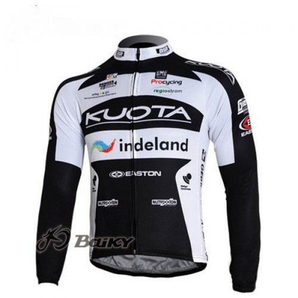 Kuota Indeland Pro Team Fahrradtrikot Langarm Schwarz Weiß Radtrikot De