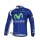 Movistar Team Fahrradtrikot Langarm Blau Radtrikot De
